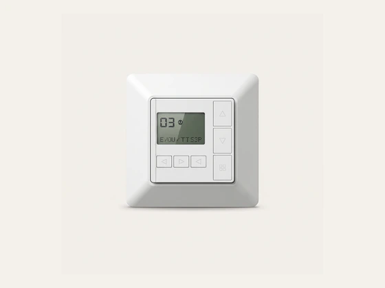Alpha RE203-8C eight channel wall mounted blind control with LCD screen