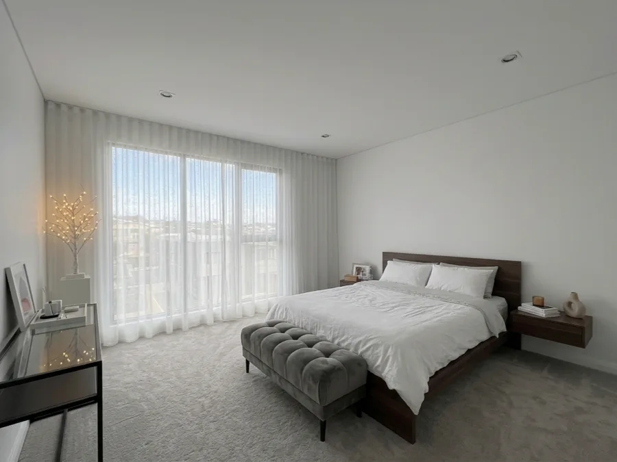 Curtains by Crown Curtain and Blind — Sydney project