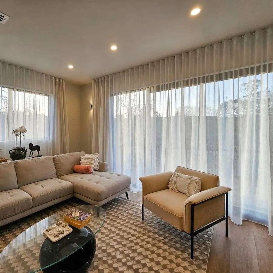 Curtains project in Sydney by Crown Curtain and Blind