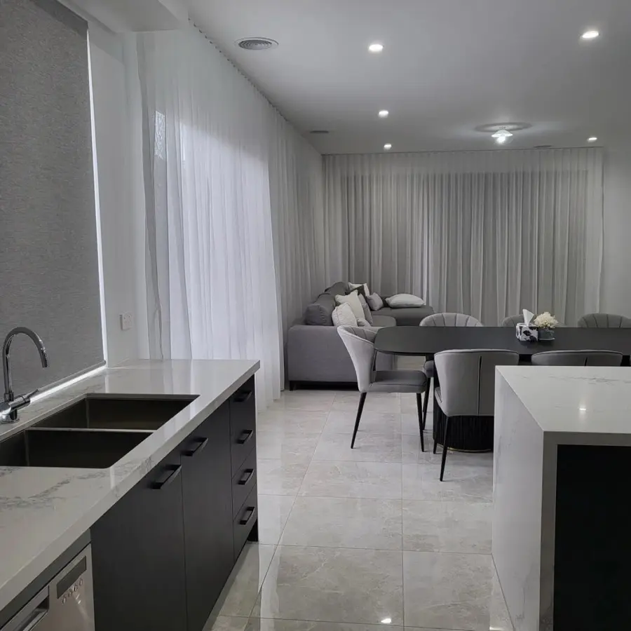 Curtains project in Sydney by Crown Curtain and Blind