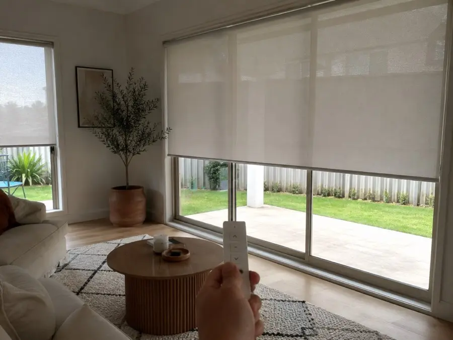Motorised Blinds project in Sydney by Crown Curtain and Blind