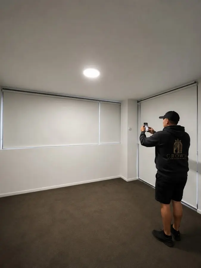 Roller Blinds project in Sydney by Crown Curtain and Blind