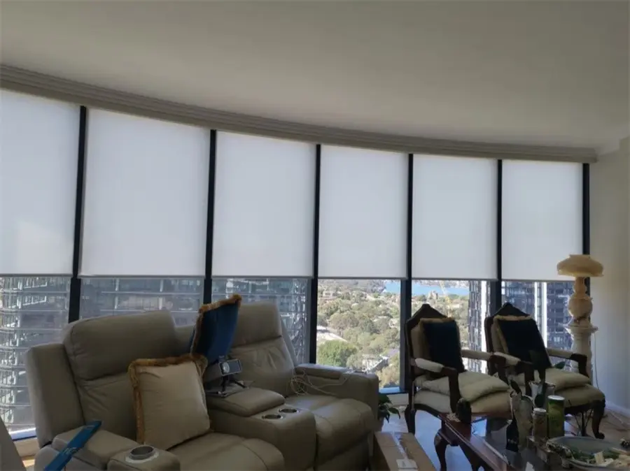 Roller Blinds project in Sydney by Crown Curtain and Blind