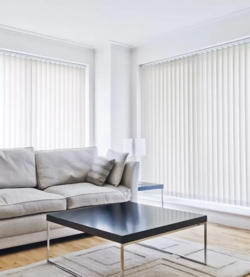 Vertical Blinds by Crown Curtain and Blind — Sydney project
