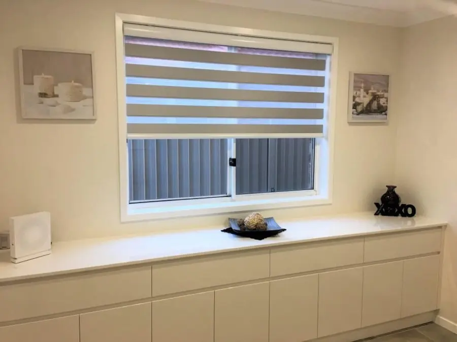 Zebra Blinds by Crown Curtain and Blind — Sydney project