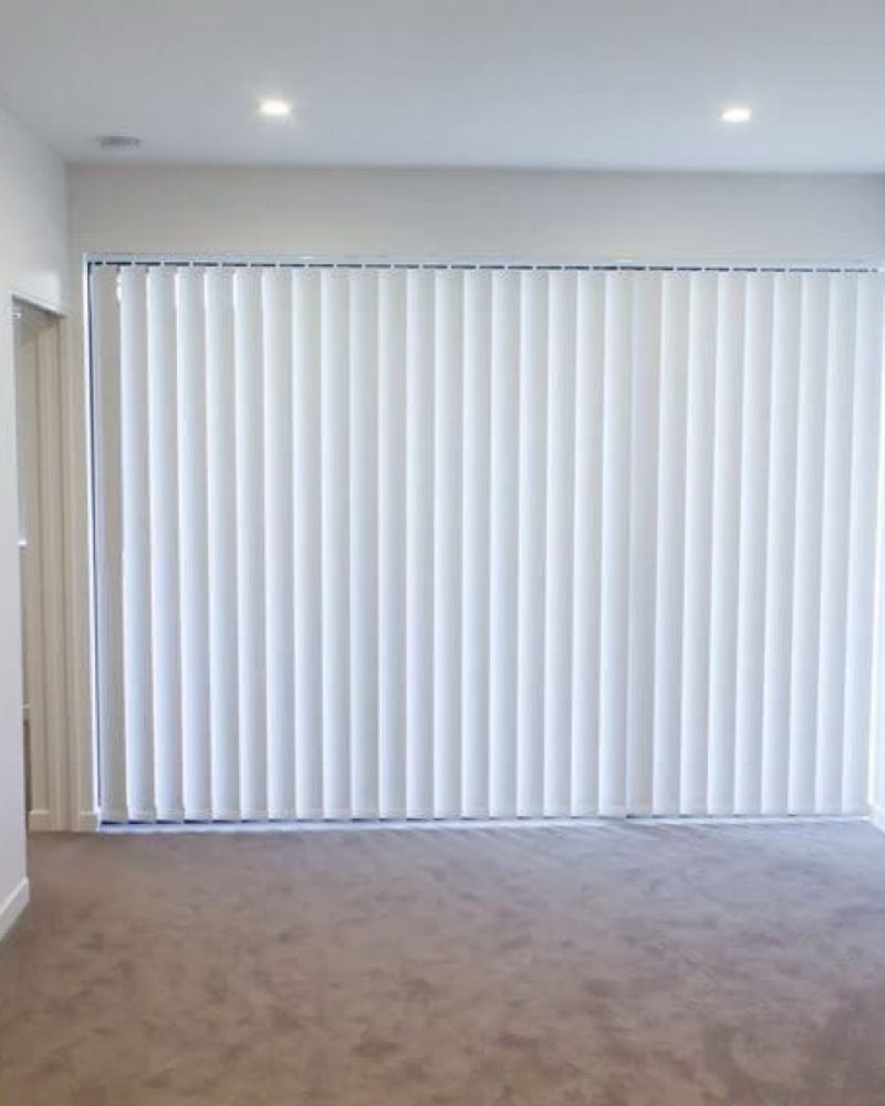 Vertical Blinds installed in a Chatswood home by Crown Curtain and Blind