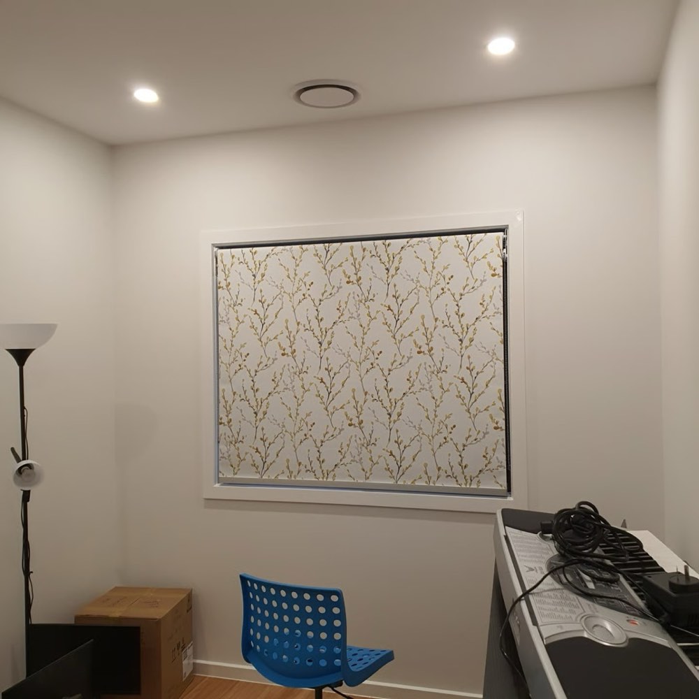 Roller Blinds installed in a Sutherland Shire home by Crown Curtain and Blind
